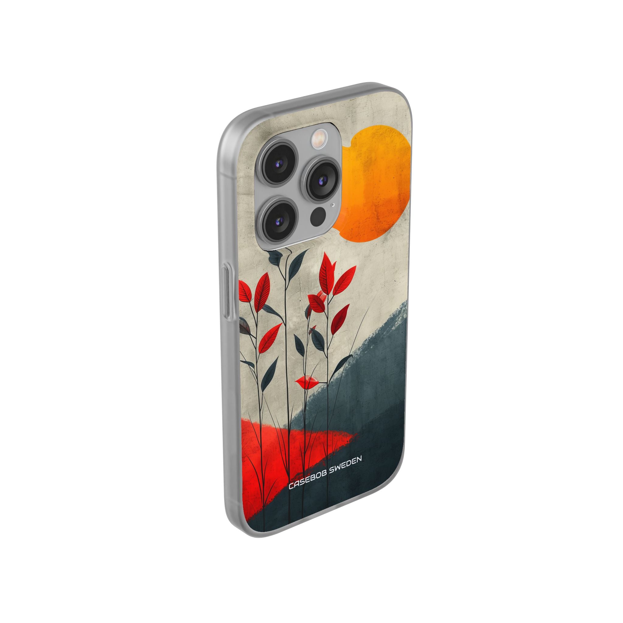 Gray Sunscape - Flexi iPhone 14 Phone Case