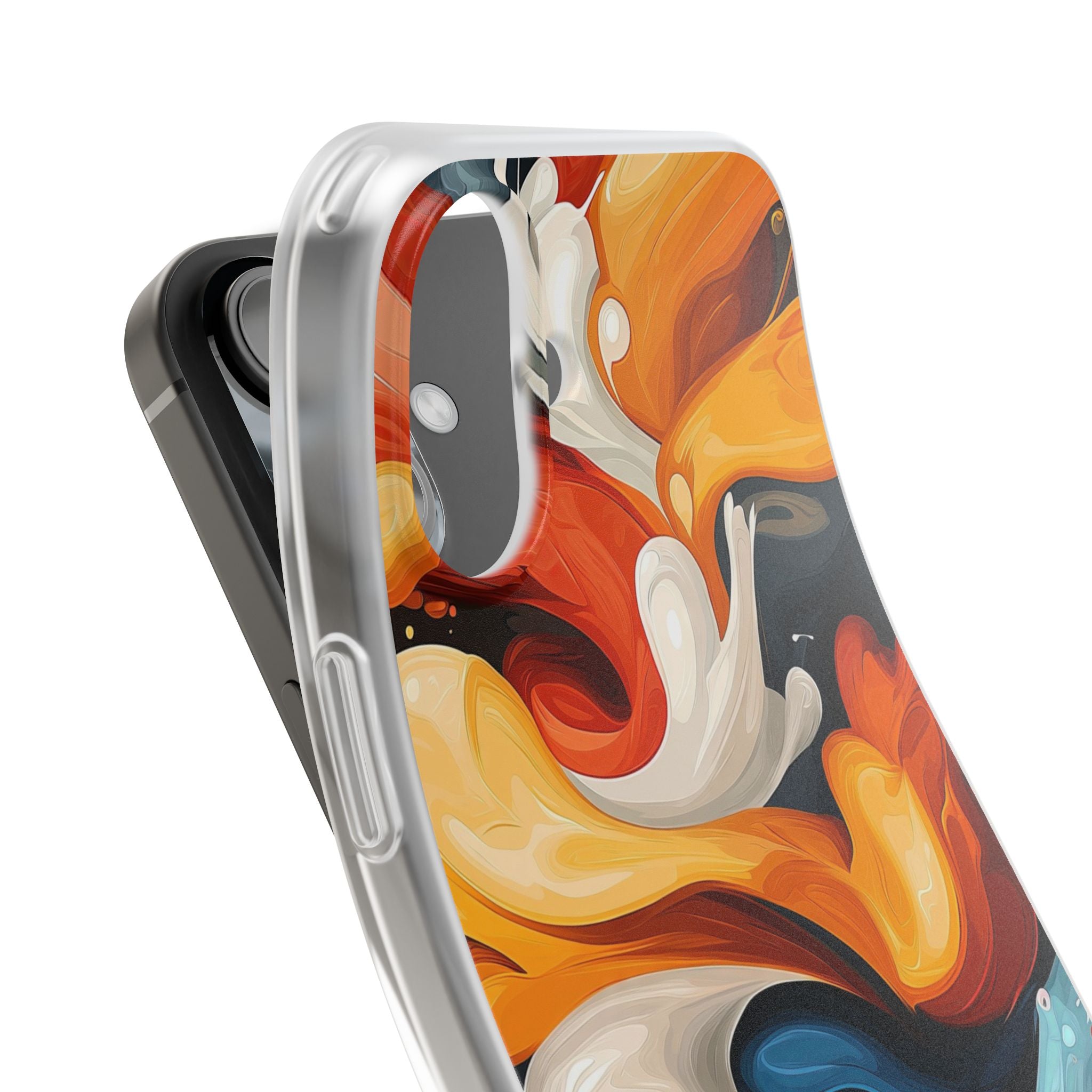 Crimson Ribbon iPhone 16 Plus Case - Soft