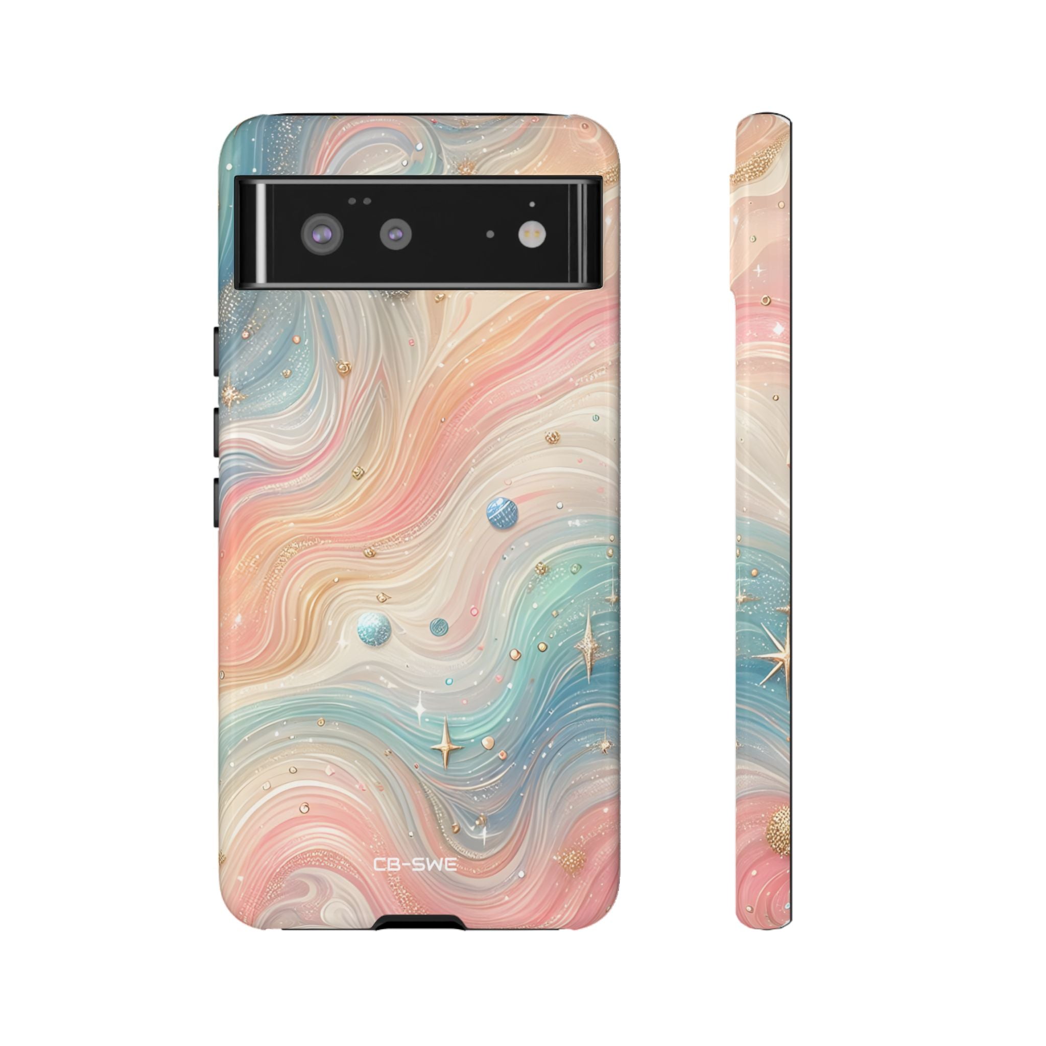 Celestial Waves Dance - Google Pixel Case