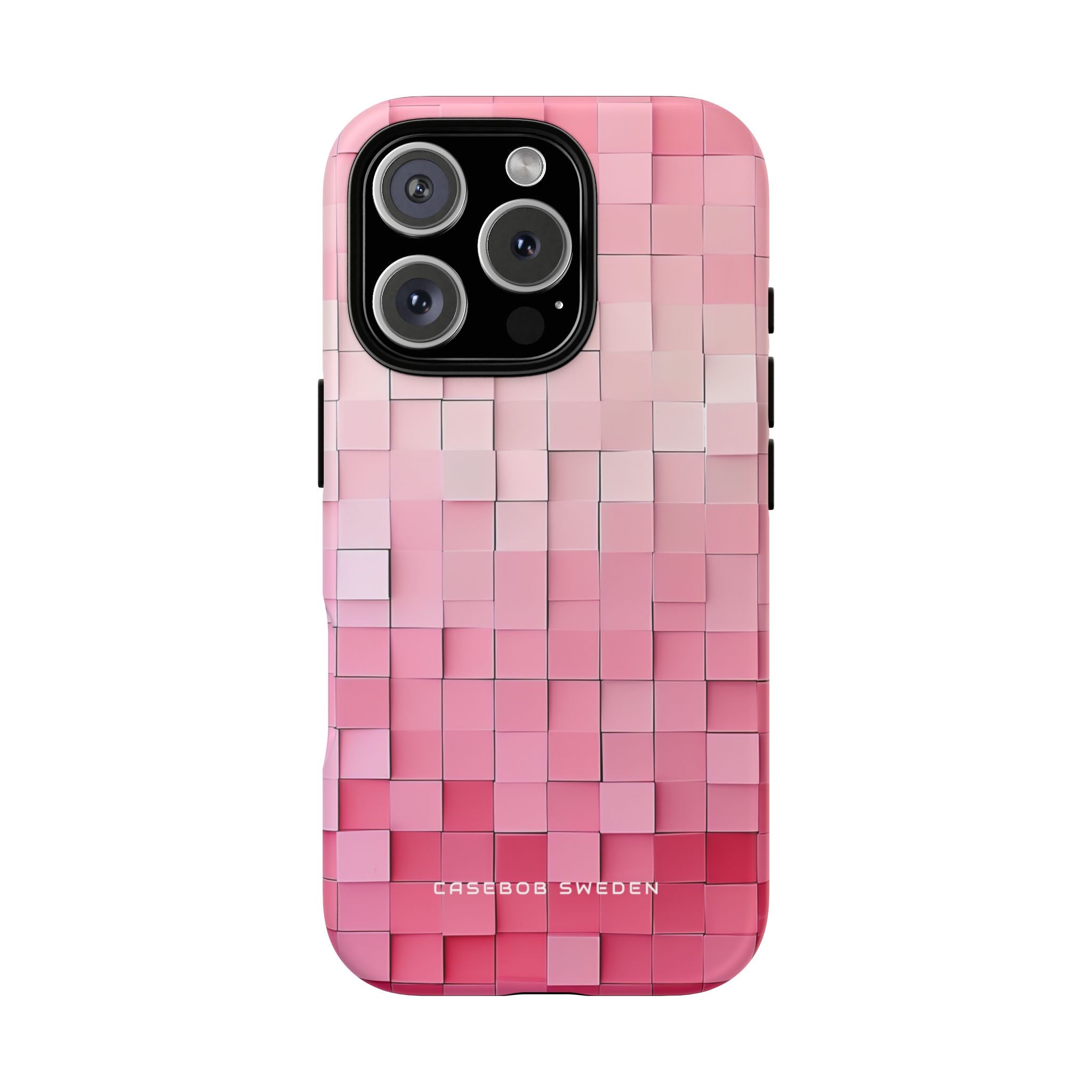 Gradient Pink Mosaic iPhone 16 - Tough Phone Case