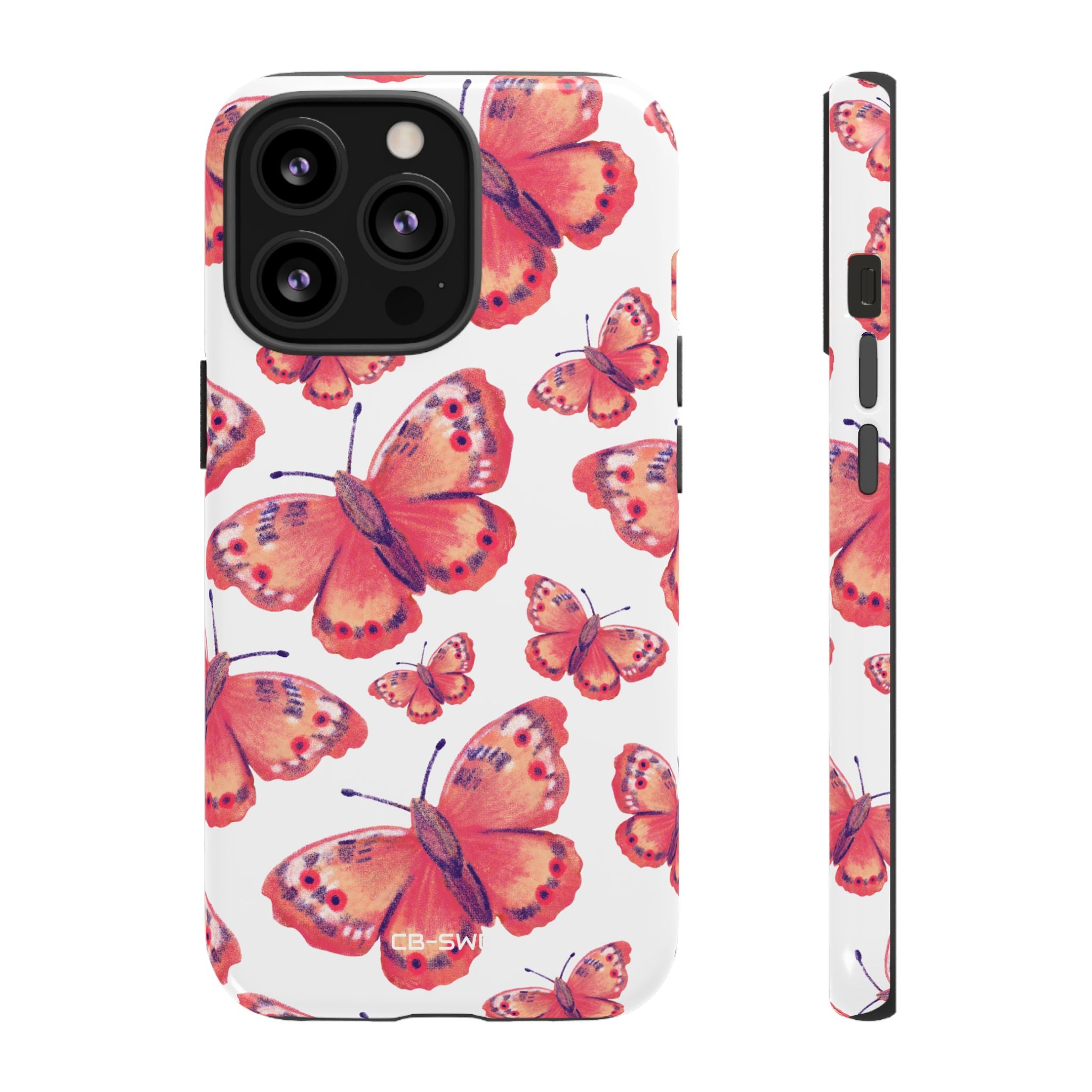Vibrant Butterfly Dance - iPhone Case
