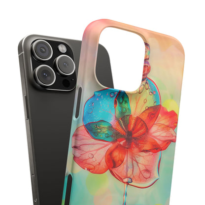 Ethereal Glass Flower iPhone 16 - Slim Phone Case