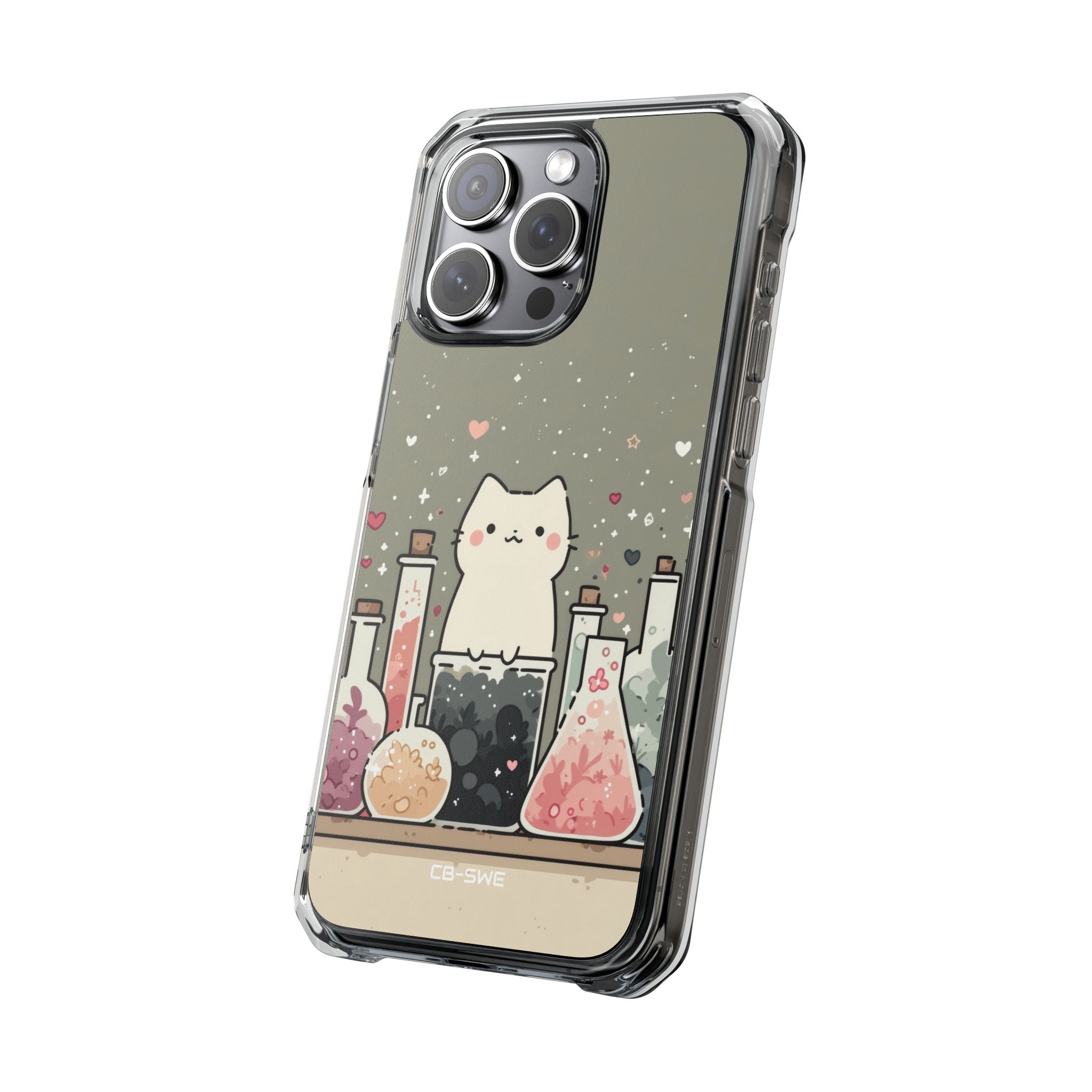 Cat Explores Potions iPhone Case - Impact