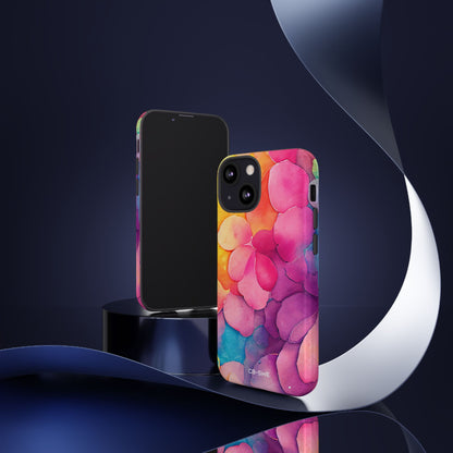 Vibrant Petal Fusion - iPhone Case