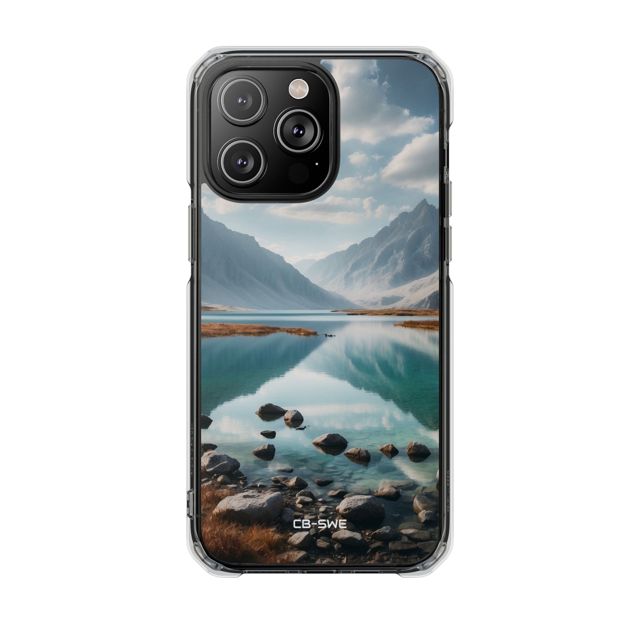 Mountain Reflections Swim iPhone Case - Impact