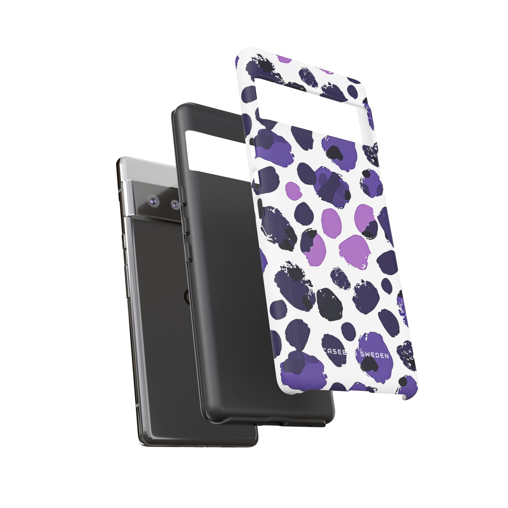 Purple Inkblots Google Pixel 6 - Tough Phone Case