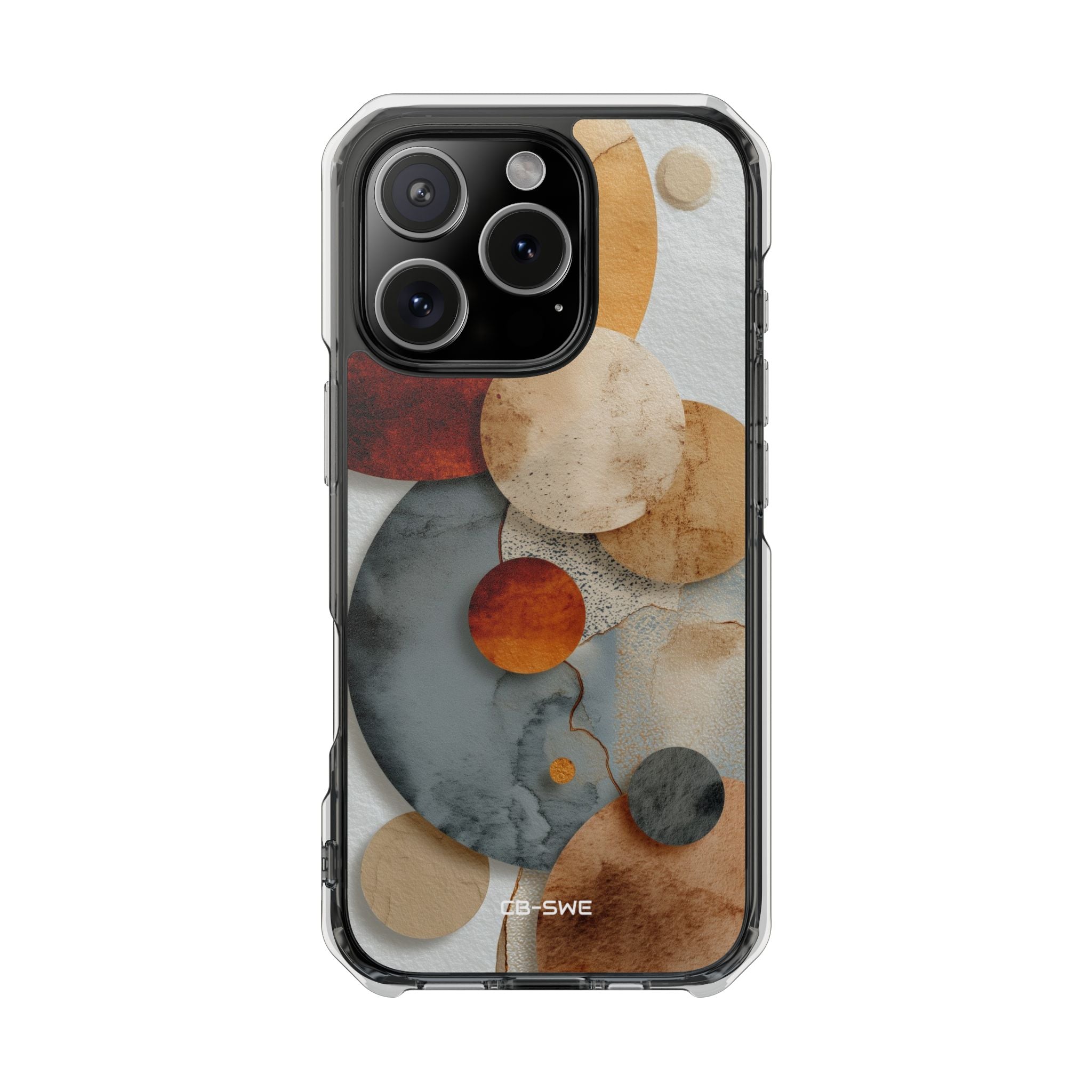 Circles Embrace Warmth iPhone Case - Impact