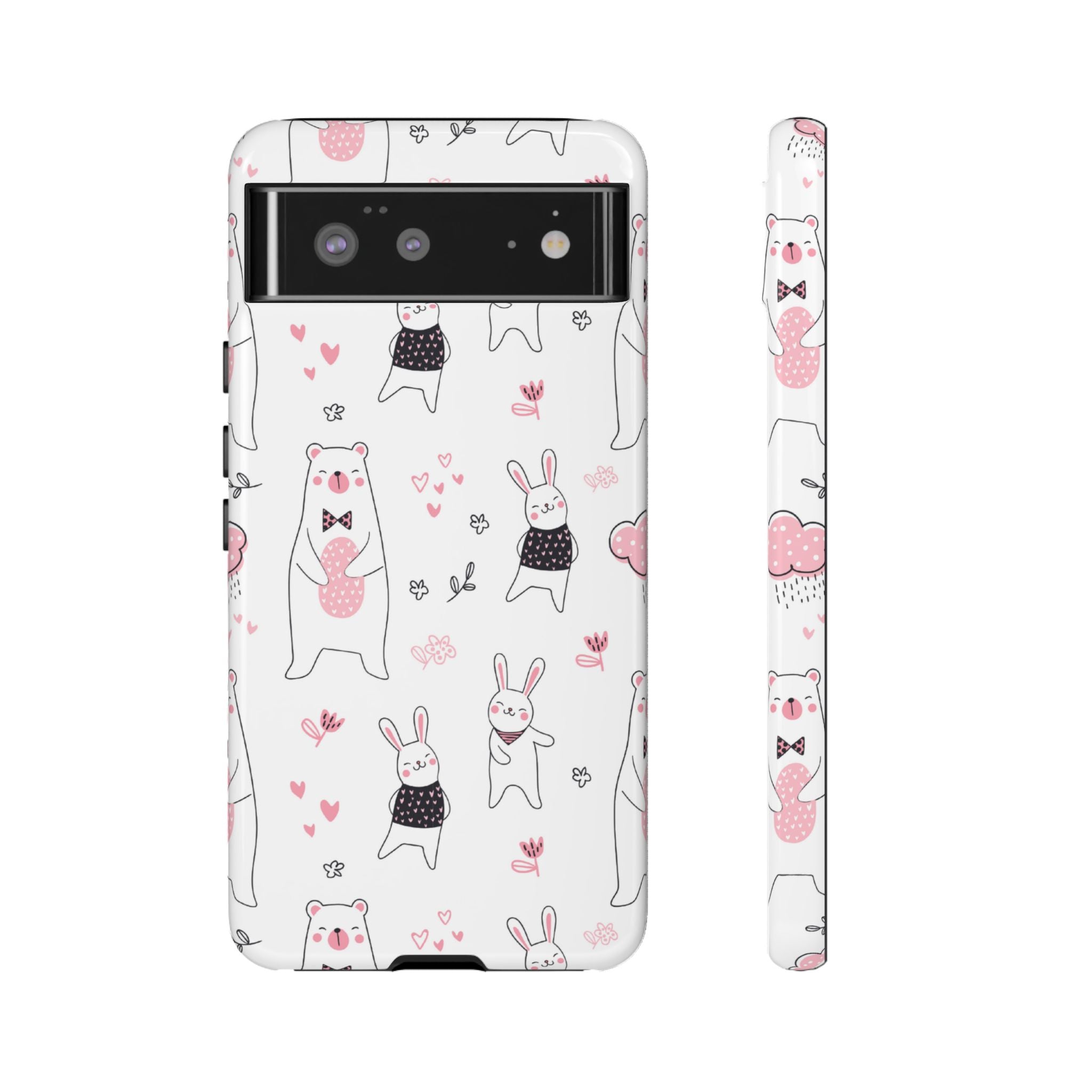 Bears Dance Playfully - Google Pixel Case