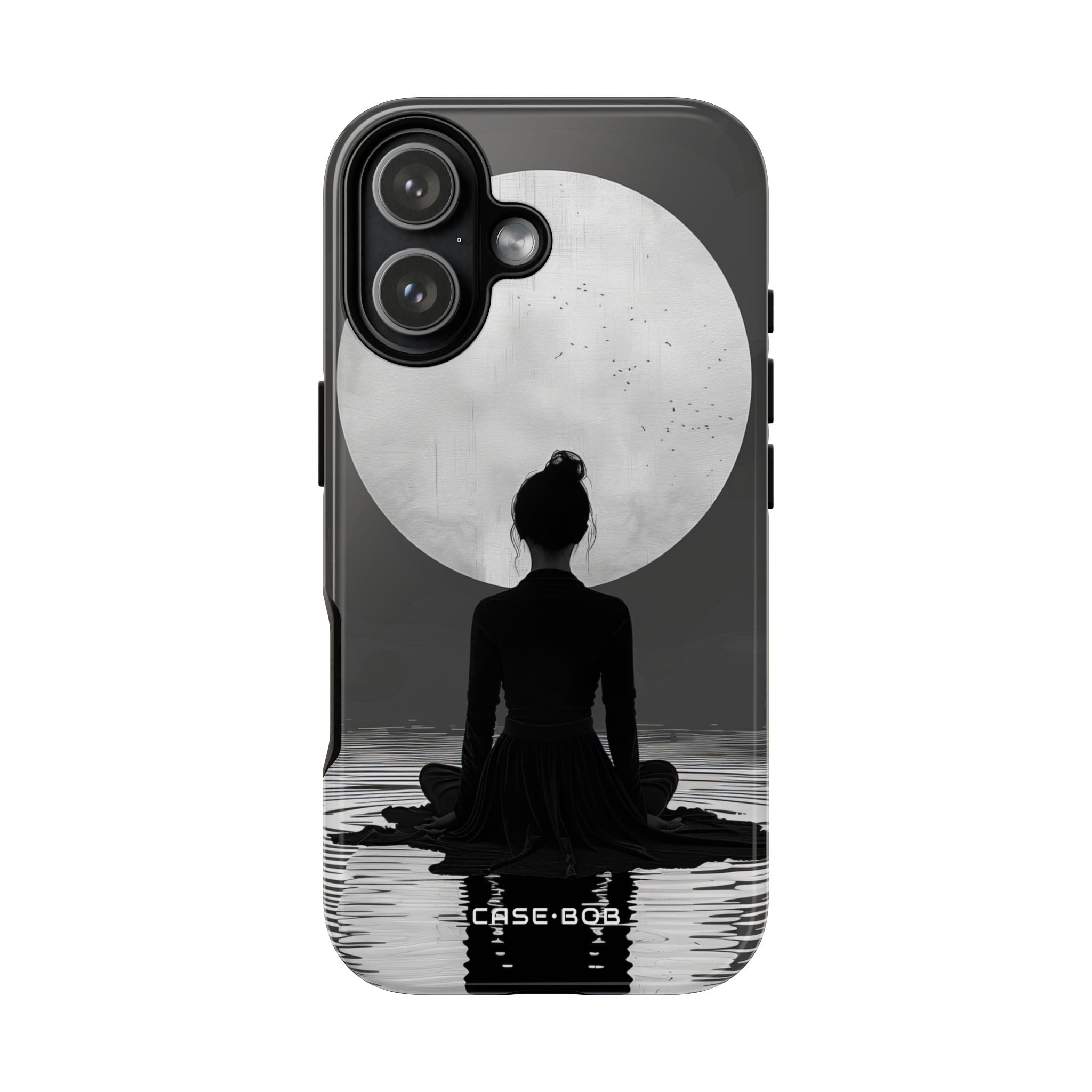 Silhouette Moonlight iPhone 17 Case - Tough