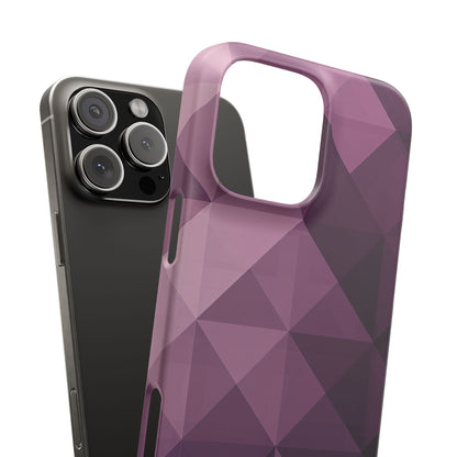 Gradient Purple Mosaic iPhone 16 - Slim Phone Case