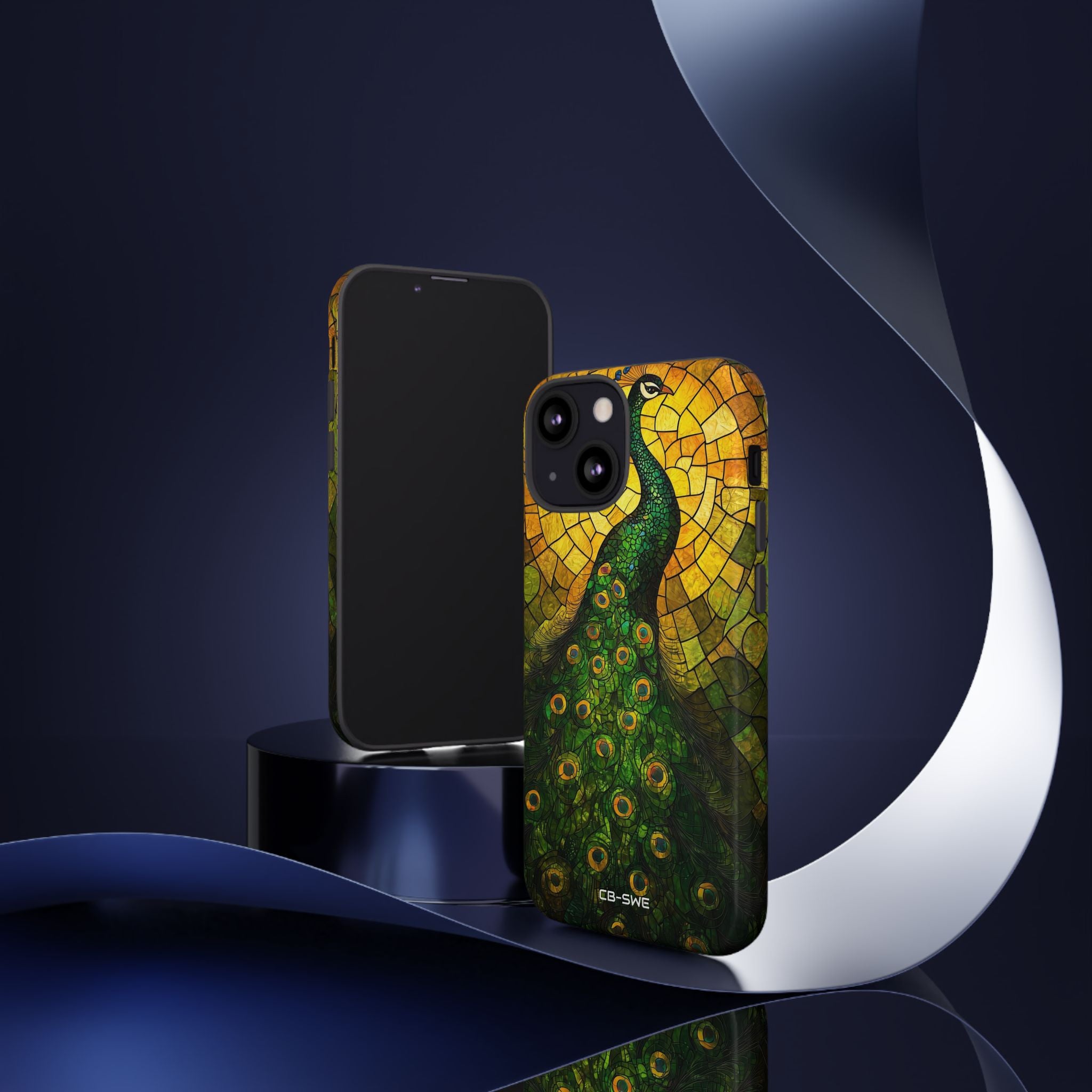 Peacock Spreads Light - iPhone Case