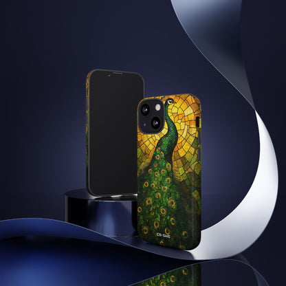 Peacock Spreads Light - iPhone Case