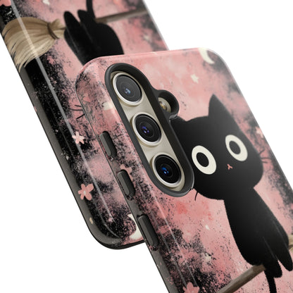 Whimsical Cat Soars - Samsung Case