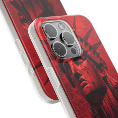 Zen Red Liberty Vision iPhone 15 - Flexi Phone Case