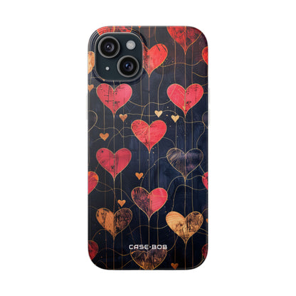 Golden Hearts Network iPhone 15 Plus Case - Soft