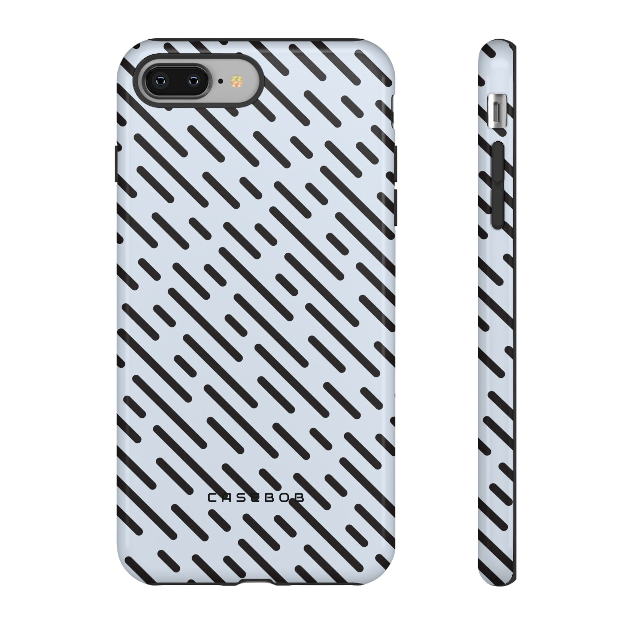 Monochrome Dash - Protective Phone Case