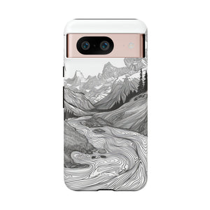 Monochrome Serenity | Protective Phone Case for Google Pixel