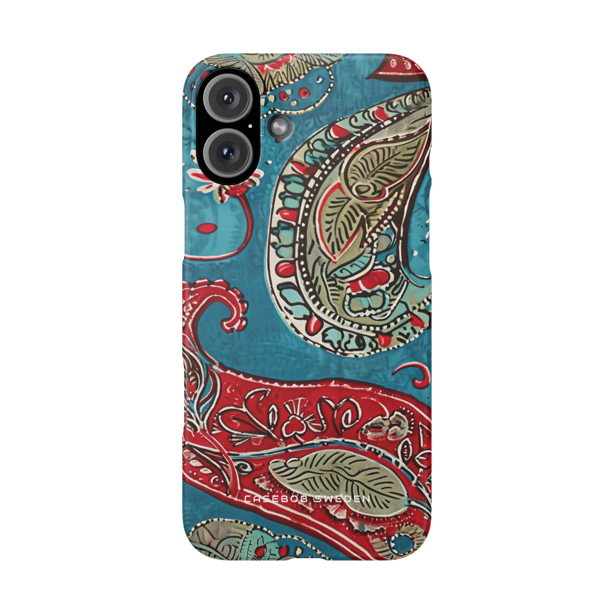 Vintage Paisley Elegance iPhone 16 - Slim Phone Case