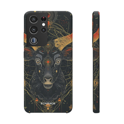 Celestial Taurus Mystique | Slim Phone Case for Samsung