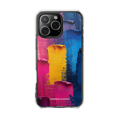 Bold Abstract Texture - Clear Impact iPhone 16 Phone Case