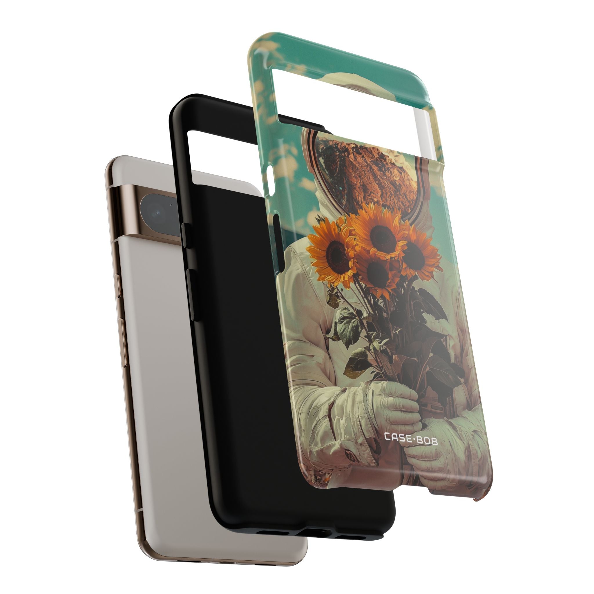 Sunflower Astronaut Google Pixel 8 Pro Case - Tough