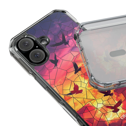Soaring Birds Illuminate iPhone Case - Impact