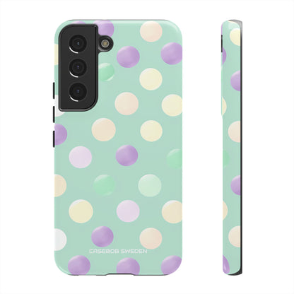 Pastel Polka Dots - Tough Samsung S22 Phone Case