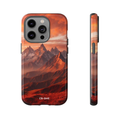 Mountain Peaks Glowing - iPhone Case