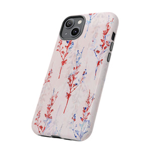 Pink Vintage Flowers - Protective Phone Case