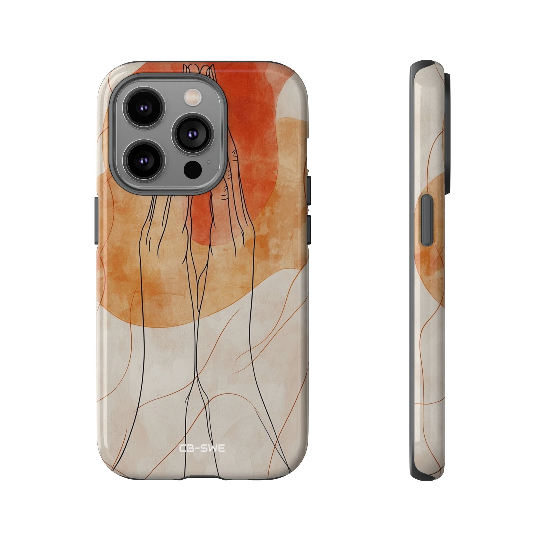 Hands Embrace Light - iPhone Case