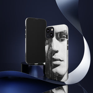 Black & White Pop Art - Protective Phone Case