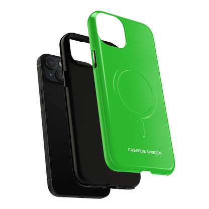 Lime Green - Tough + MagSafe® iPhone 15 Phone Case