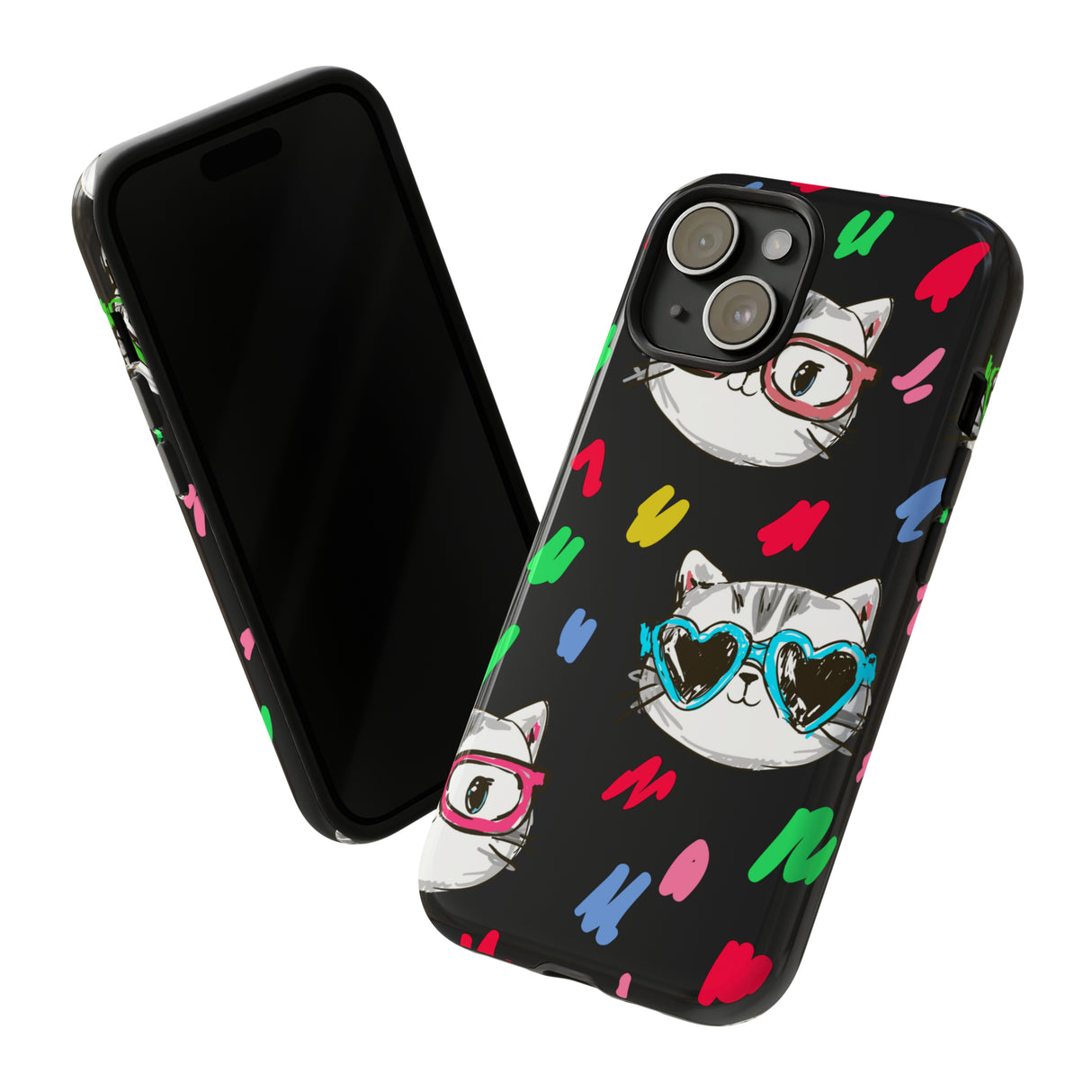 Cat Coloring - Protective Phone Case