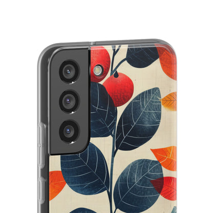 Autumn Nature Pattern - Flexi Samsung S22 Phone Case