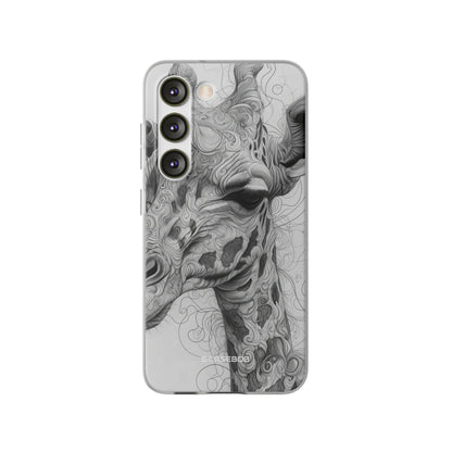 Monochrome Giraffe | Flexible Phone Case for Samsung Galaxy