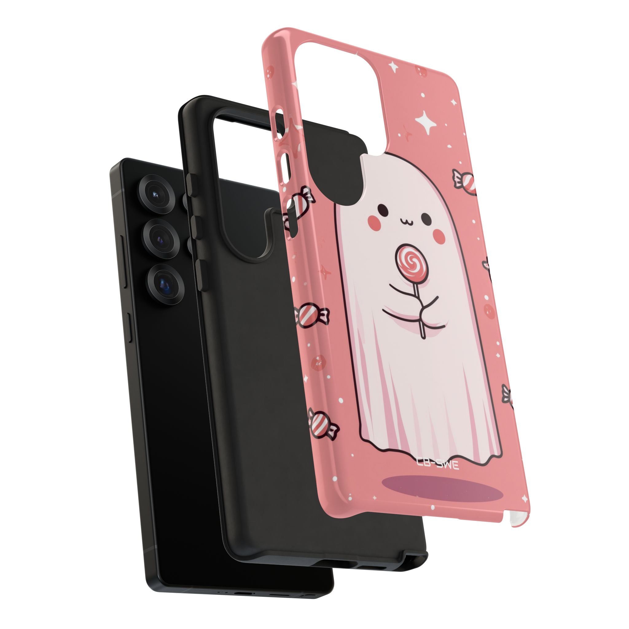 Cute Ghost Holds Candy - Samsung Case