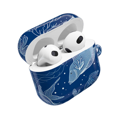 Blue Scale Reef - AirPods Case