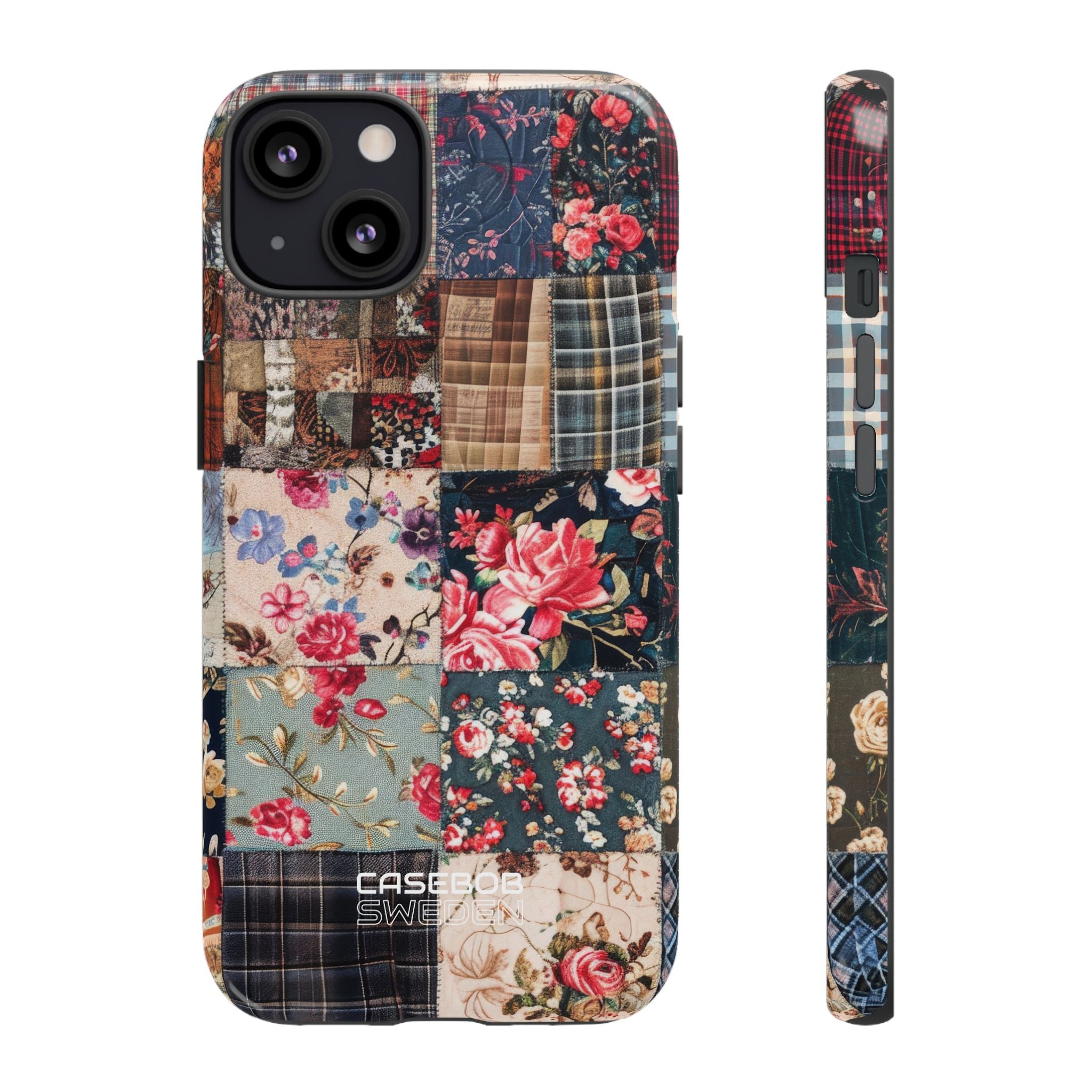 Patchwork Floral Quilt iPhone 13 - Tough