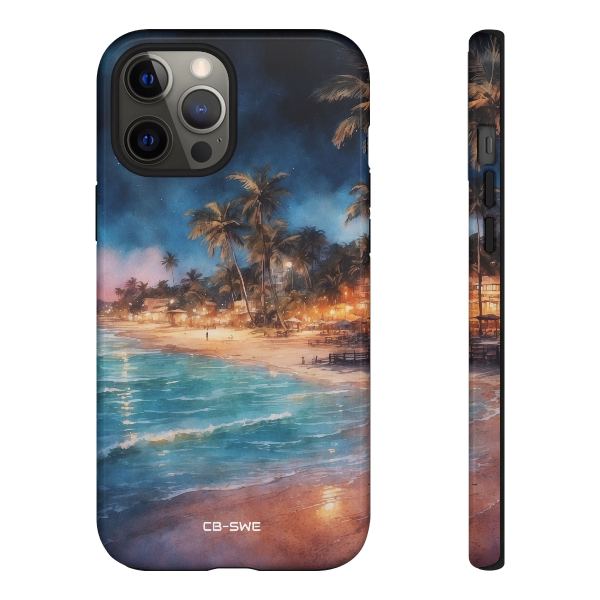 Moonlight Dances Water - iPhone Case