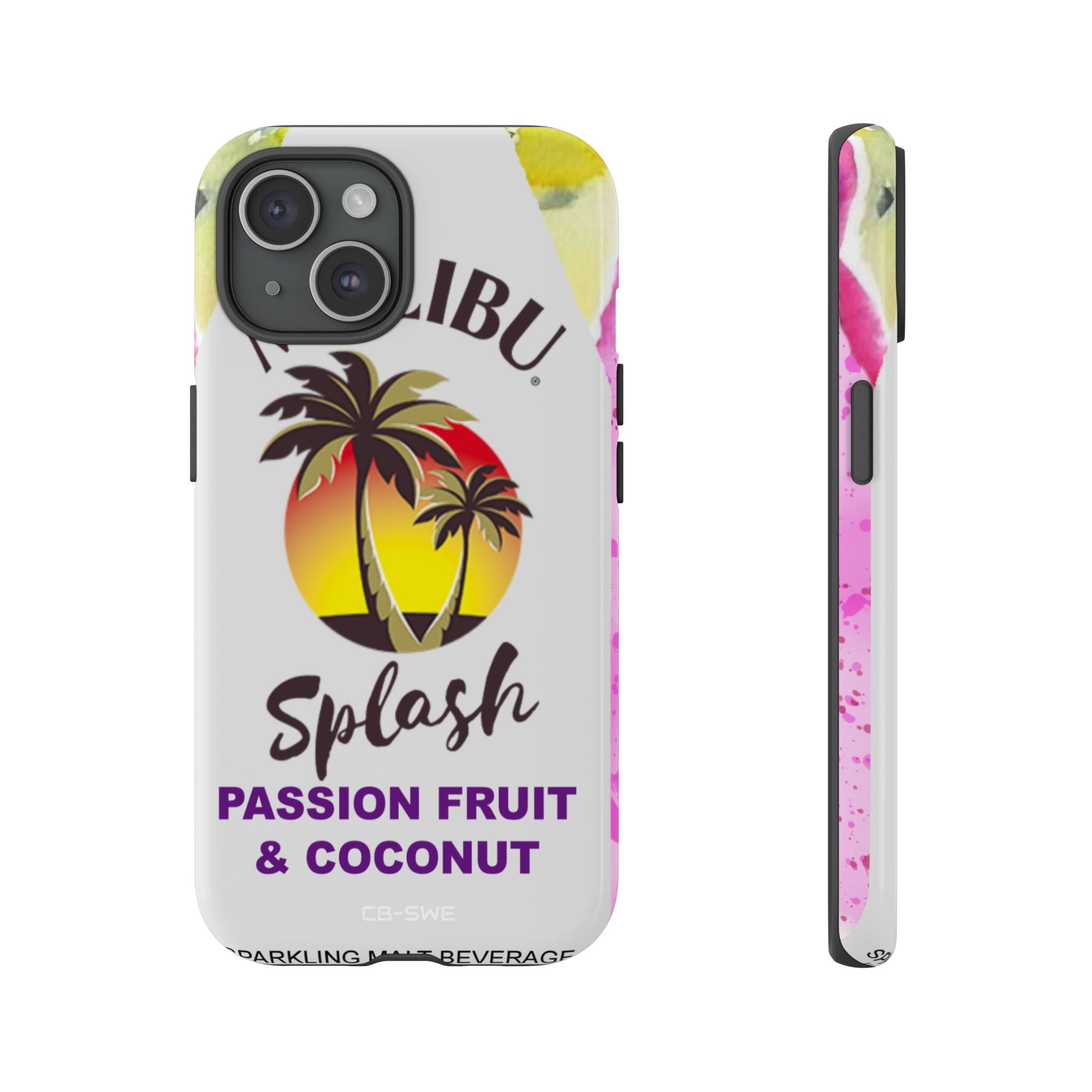 Tropical Sunset Splash - iPhone Case