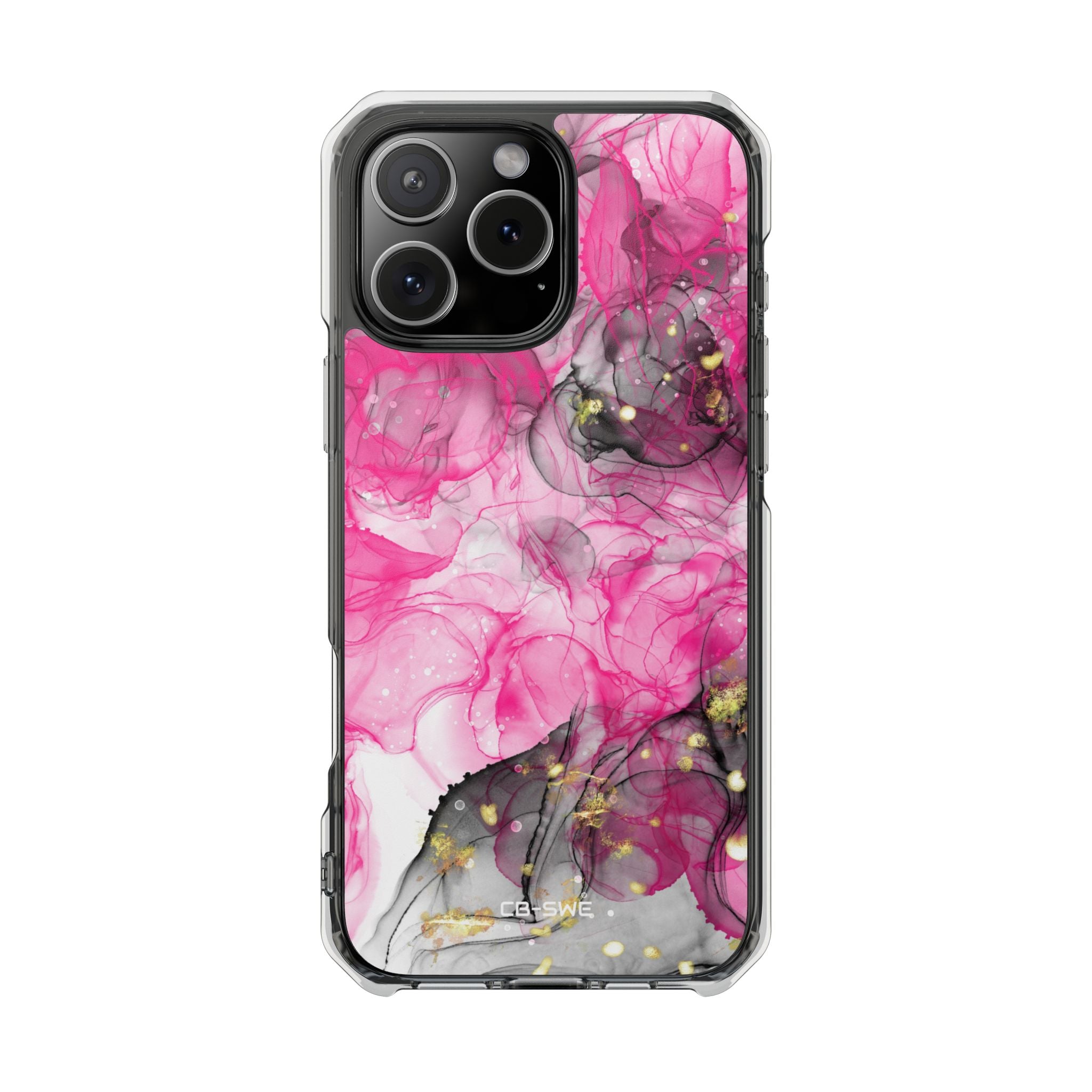 Vibrant Pink Swirls iPhone Case - Impact
