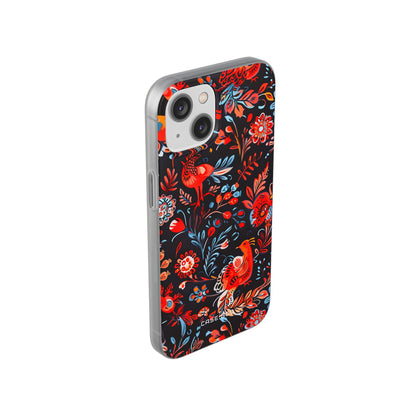 Vivid Birdscape iPhone 14 Case - Soft