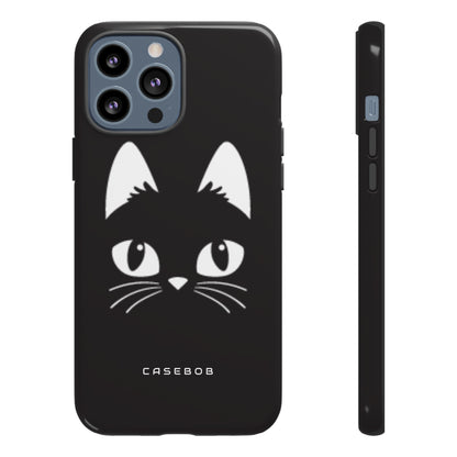 Cartoon Cat Icon - Protective Phone Case