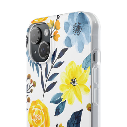 Golden Bloom iPhone 15 Plus Case - Soft