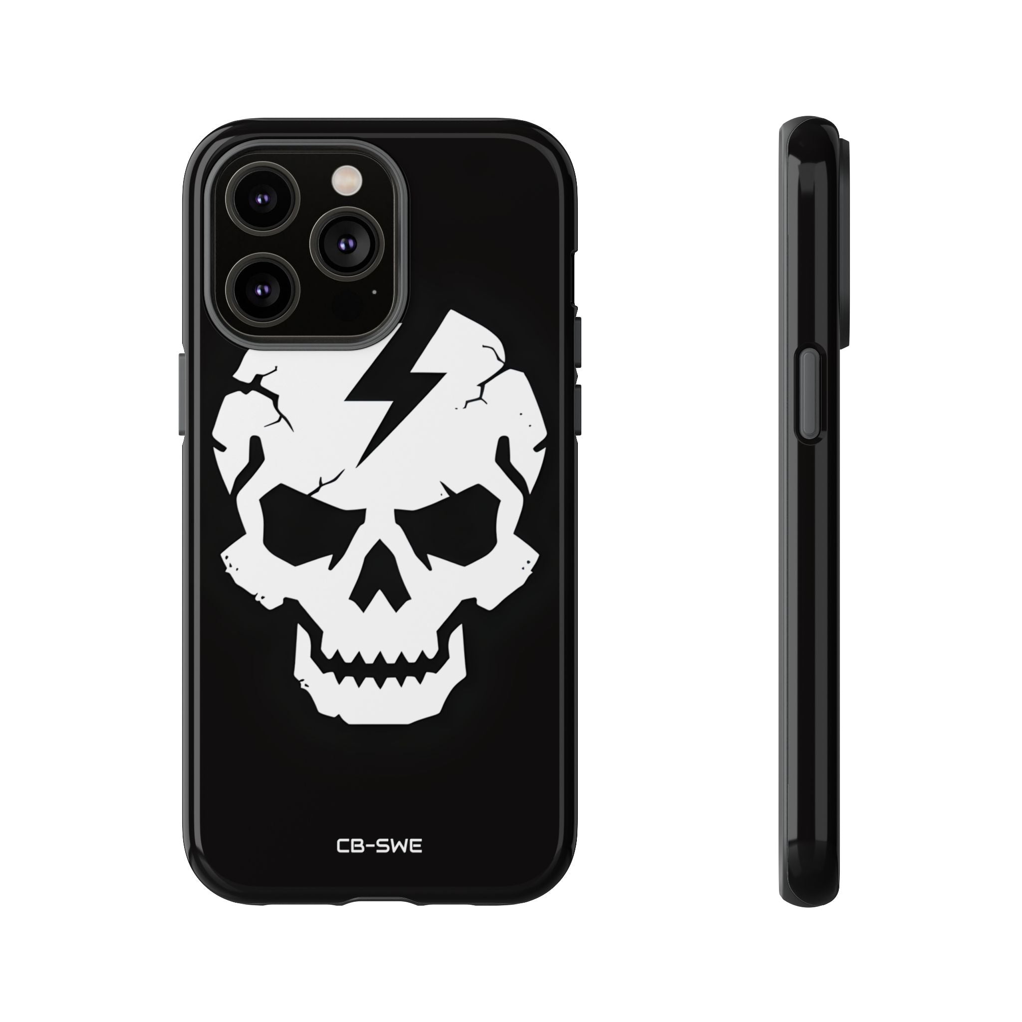 Cracked Skull Drama - iPhone Case