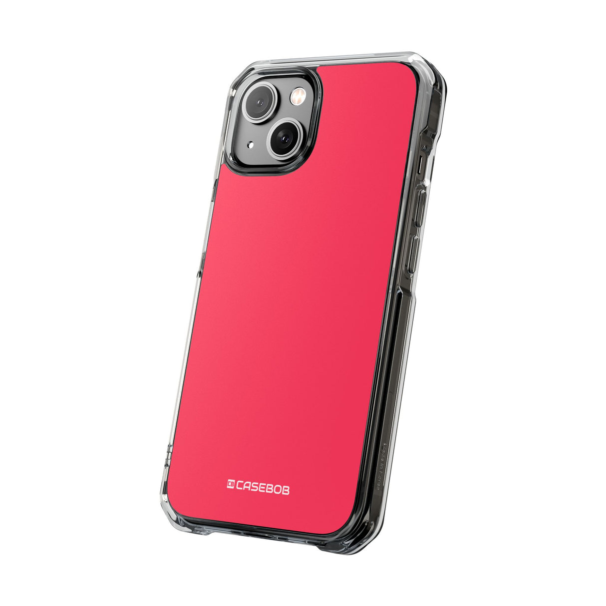 Raspberry Red | Phone Case for iPhone (Clear Impact Case - Magnetic)