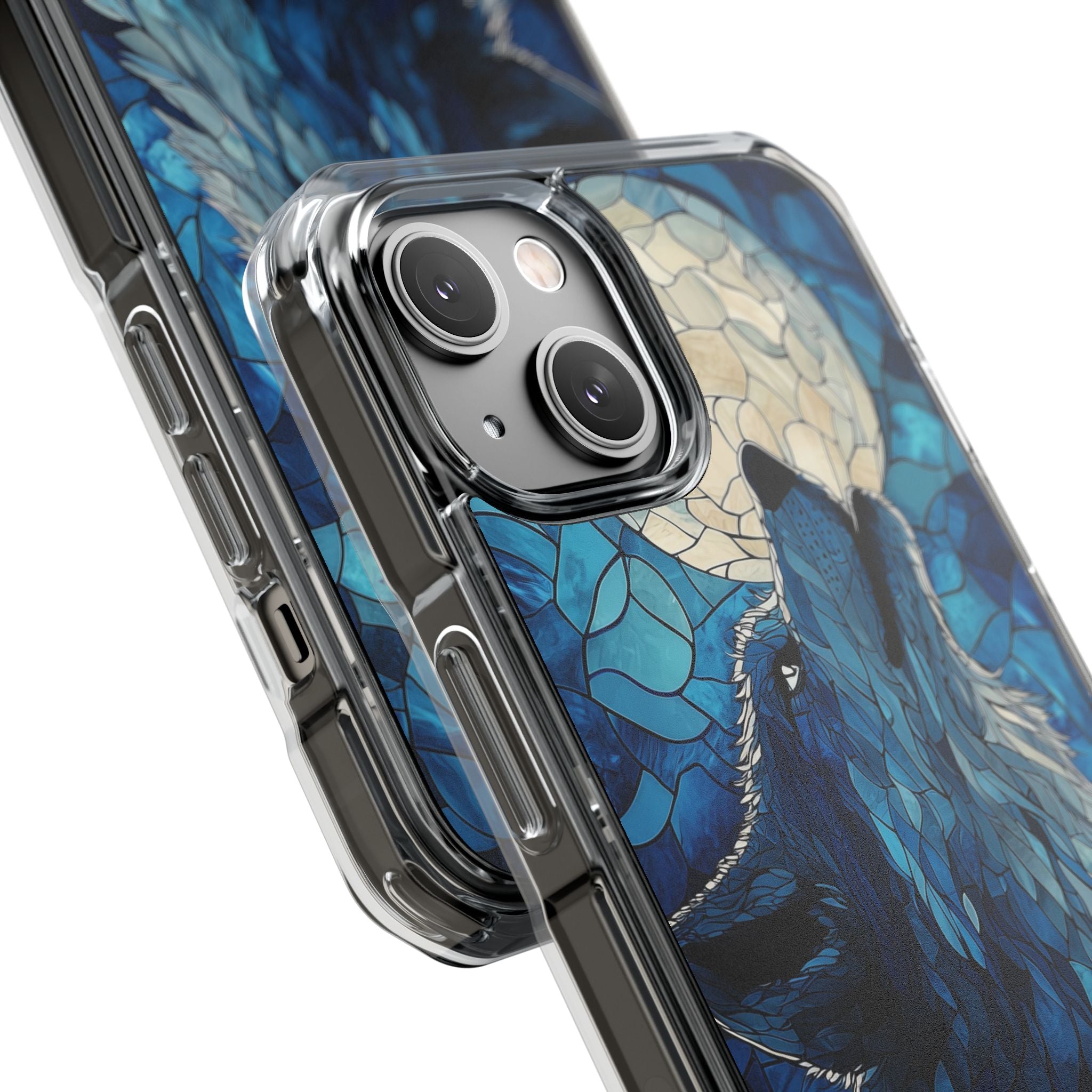 Wolf Howls Moonlight iPhone Case - Impact