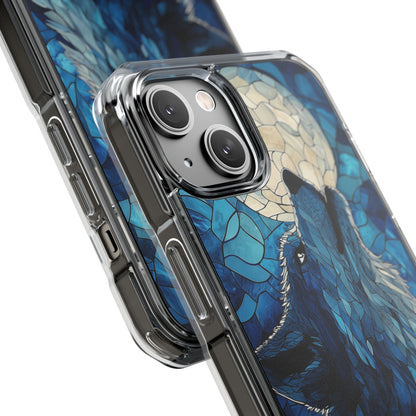 Wolf Howls Moonlight iPhone Case - Impact