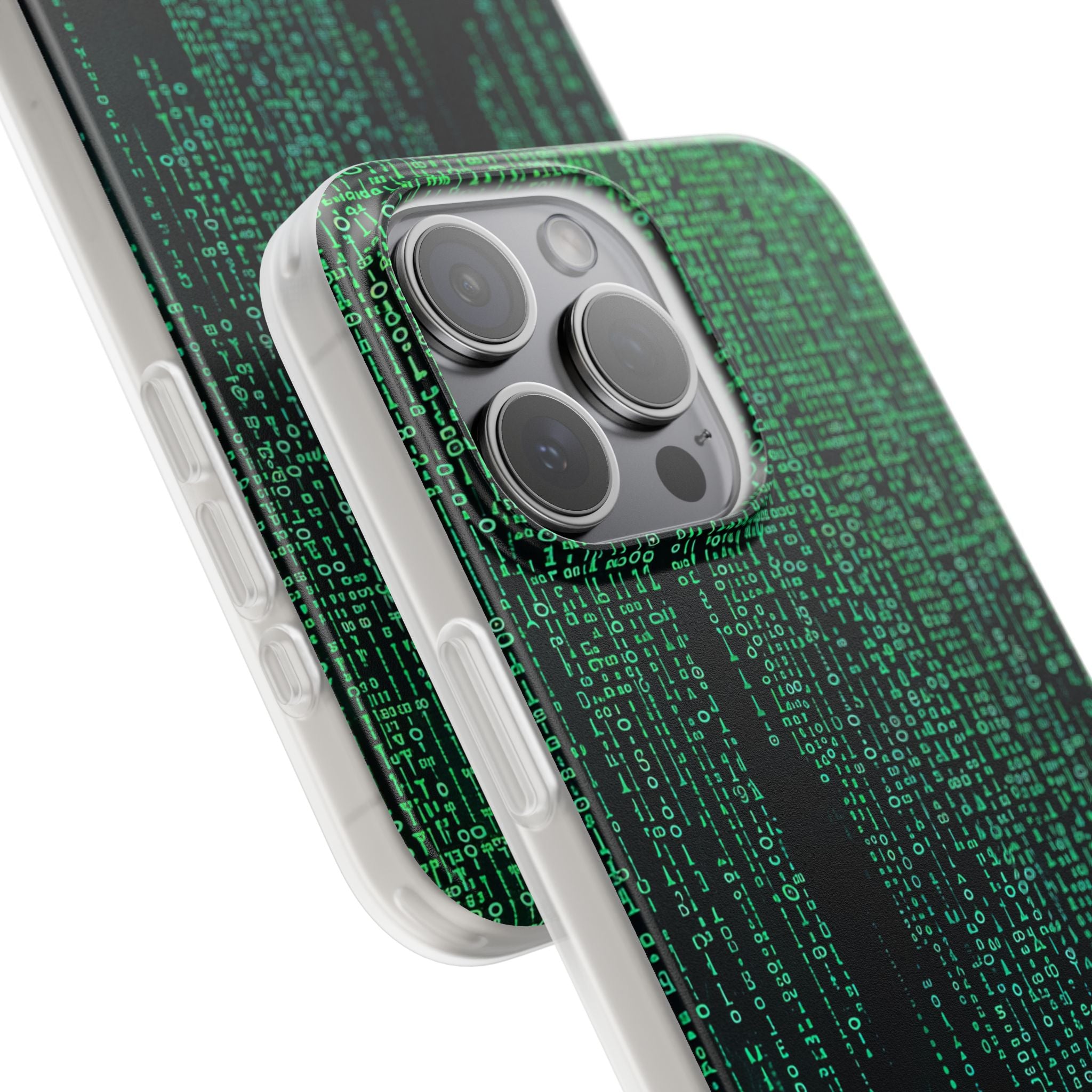 Matrix Gradient Flow iPhone 15 - Flexi Phone Case