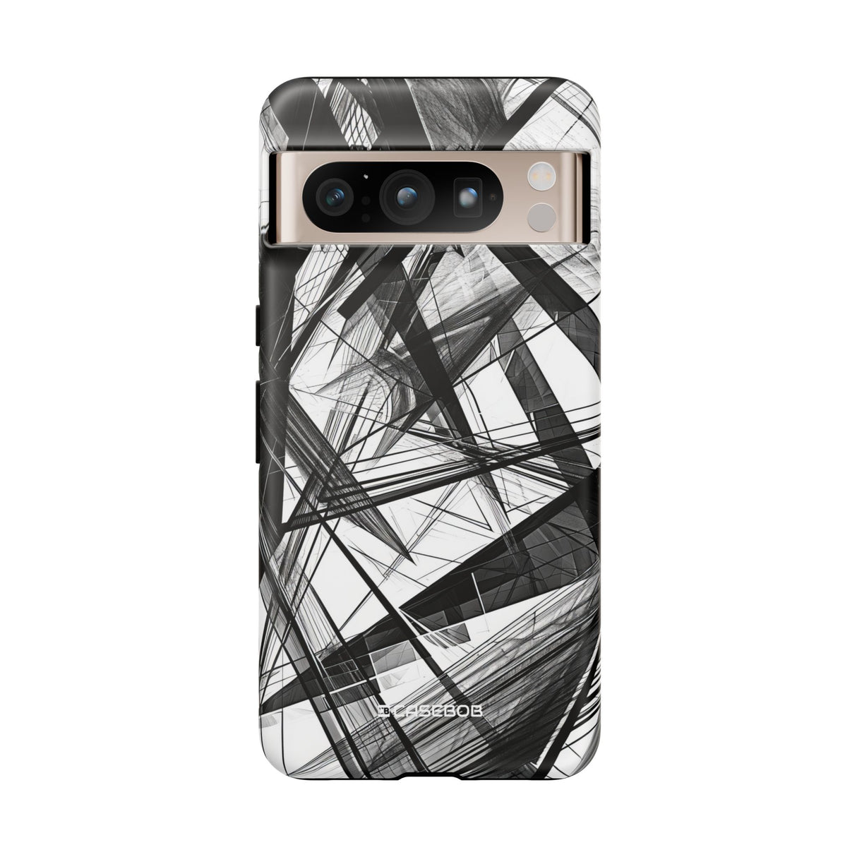 Monochrome Chaos | Protective Phone Case for Google Pixel